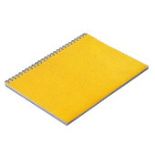 Geel geschilde wand notitieboek (Linkerzijde)