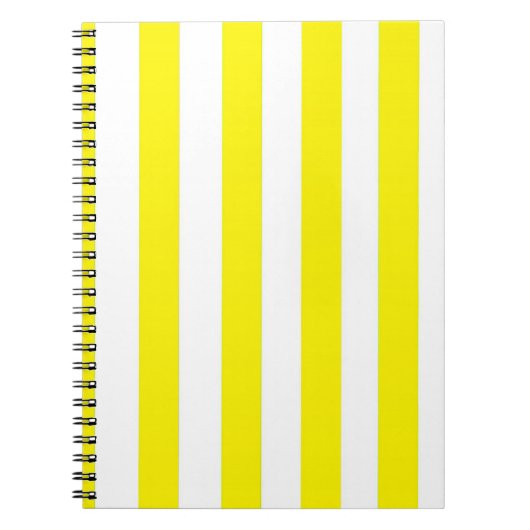 Geel gestreept notitieboek (Voorkant)
