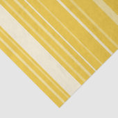 Geel gestreept patroon tissuepapier (Detail)