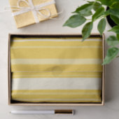 Geel gestreept patroon tissuepapier (Geschenk)