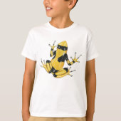 Geel gestreepte gifstof Dart Frog T-shirt (Voorkant)