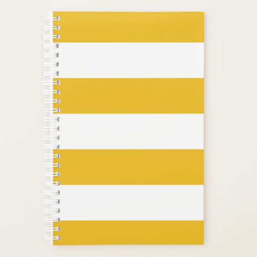 Geel gestreepte planner (Voorkant)