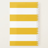 Geel gestreepte planner (Achterkant)