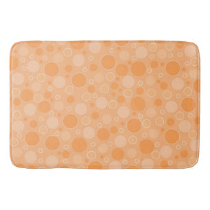 Geel getinte stippen in retro sixties stijl badmat