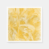 Geel geweven servet (Voorkant)