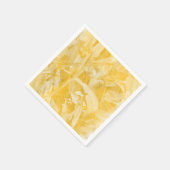 Geel geweven servet (Hoek)