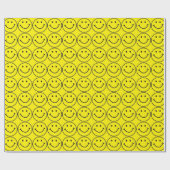 Geel gezicht () cadeaupapier (Vlak)