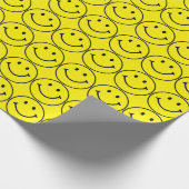 Geel gezicht () cadeaupapier (Hoek)