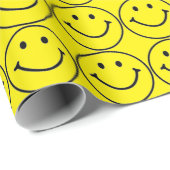 Geel gezicht () cadeaupapier (Rol Hoek)