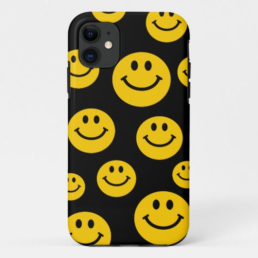 Geel gezicht Case-Mate iPhone case (Achterkant)