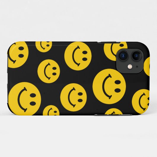 Geel gezicht Case-Mate iPhone case (Achterkant (horizontaal))