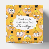 Geel gezicht 😉 Emoji Design Bedankdoosjes (Bovenkant)