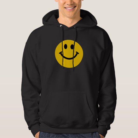 Geel gezicht hoodie (Voorkant)