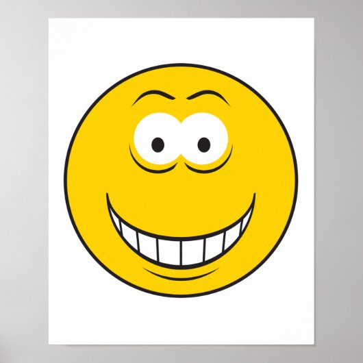 Geel gezicht poster (Voorkant)