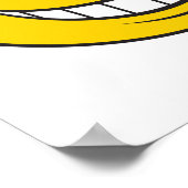 Geel gezicht poster (Hoek)