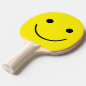 Geel gezicht tafeltennisbatje (Voorkant Gekanteld)