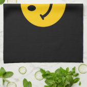 Geel gezicht theedoek (Gevouwen)