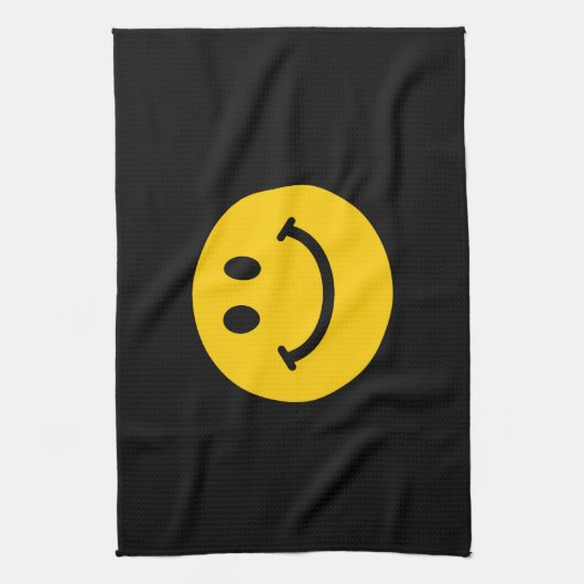 Geel gezicht theedoek (Verticaal)