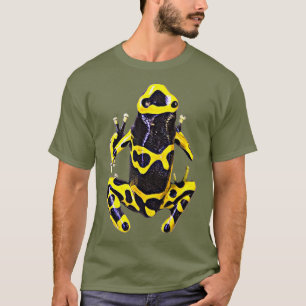 Geel gif Arrow Kikker Design Poison Dart T-shirt