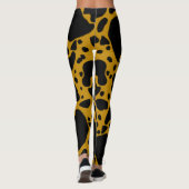 Geel gif Dart Kikker Leggings (Achterkant)