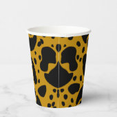 Geel gif Dart Kikker Papieren Bekers (Rechts)