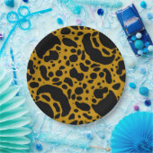 Geel gif Dart Kikker Papieren Bordje (Feest)