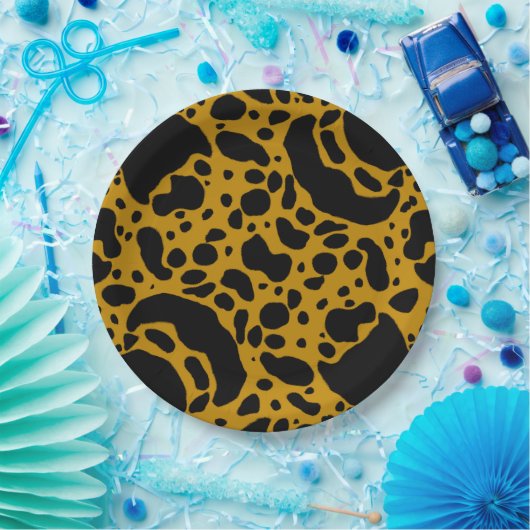 Geel gif Dart Kikker Papieren Bordje (Feest)