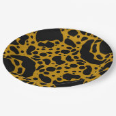 Geel gif Dart Kikker Papieren Bordje (Gekanteld)