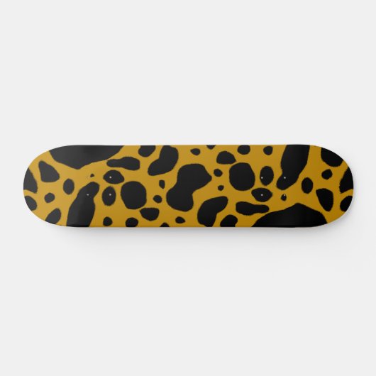Geel gif Dart Kikker Persoonlijk Skateboard (Horizontaal)