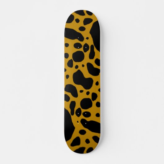 Geel gif Dart Kikker Persoonlijk Skateboard (Voorkant)