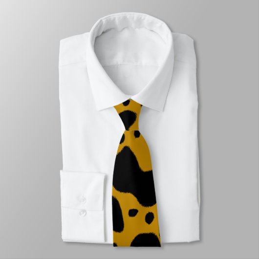 Geel gif Dart Kikker Stropdas (Gebonden)