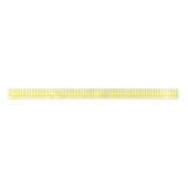 Geel Gingham Satin Ribbon Satijnen Lint (Voorkant)
