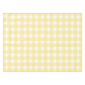 Geel Gingham Tafelkleed (Voorkant (Horizontaal))