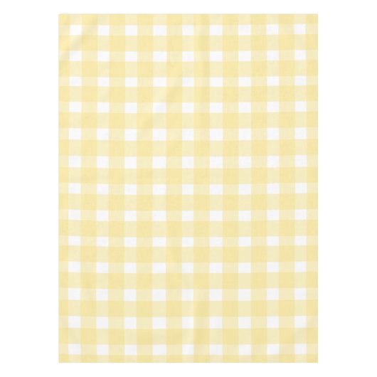Geel Gingham Tafelkleed (Voorkant)