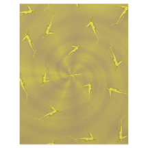 Geel Ginseng Man Bulk Scrapbook Papier Pagina's