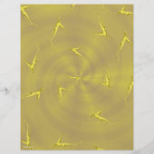 Geel Ginseng Man Bulk Scrapbook Papier Pagina's Flyer (Achterkant)