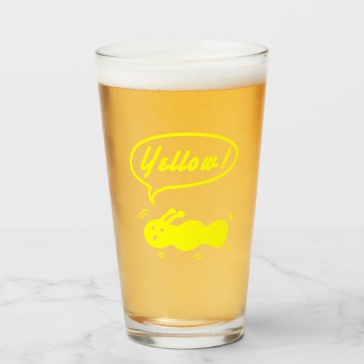 Geel! Glas (Voorkant gevuld)