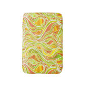 Geel Glas in lood Abstract Badmat (Voorkant Verticaal)