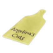 Geel glas voor het snijden snijplank (Hoek)