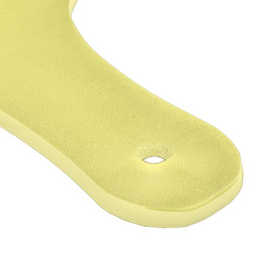 Geel glas voor het snijden snijplank (Hoek)