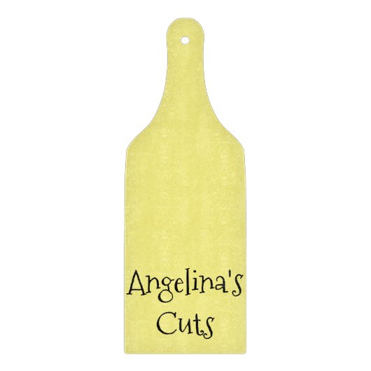 Geel glas voor het snijden snijplank (Voorkant)