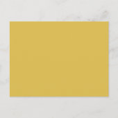 Geel Gold Background Colour Sjabloon Briefkaart (Voorkant)
