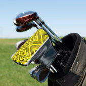 Geel Golf Club Head Hoesje Golfheadcover (Insitu)