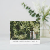 Geel goud & Aqua Marble Hartelijk dank Briefkaart (Staand voorkant)