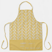 geel goud - CHEF Med Cloth Tribal Africa Pattern Schort (Voorkant)