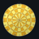 Geel goud dartbord<br><div class="desc">Gele Gold Dart Board</div>