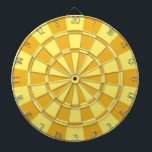 Geel goud dartbord<br><div class="desc">Gele Gold Dart Board</div>