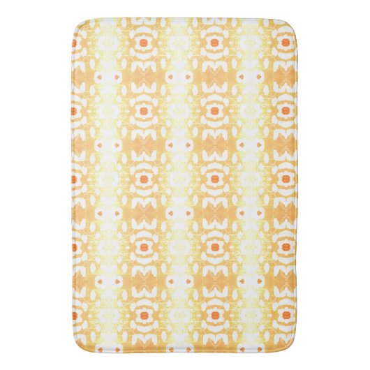 Geel goud en wit badmat (Voorkant Verticaal)