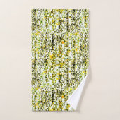 Geel goud- en zwarte Cheetah-handdoekset Bad Handdoek (Handdoek)