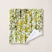 Geel goud- en zwarte Cheetah-handdoekset Bad Handdoek (Wasdoekje)